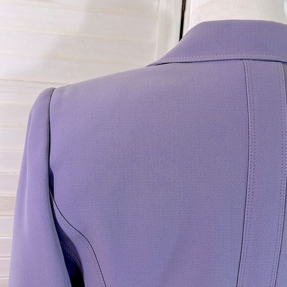 Tahari Blazer Jacket Size 10P 10 Petite Lavender - Picture 8 of 14